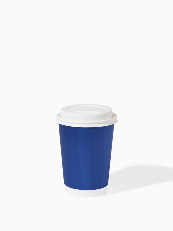GO 12oz Double Wall Paper Cup Mixed Color Bundle with Lids