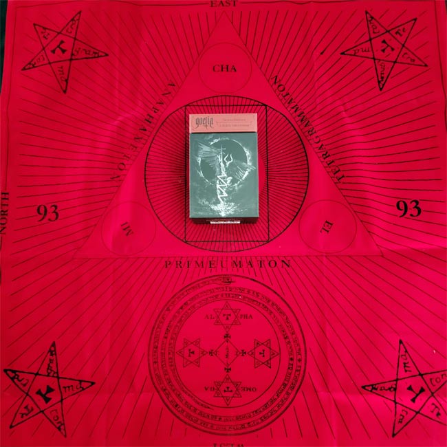Goetia Tarot in Darkness Deck | Occult Divination Cards with Lilith & Lucifer | 78-Card Dark Esoteric Set by Fabio Listrani