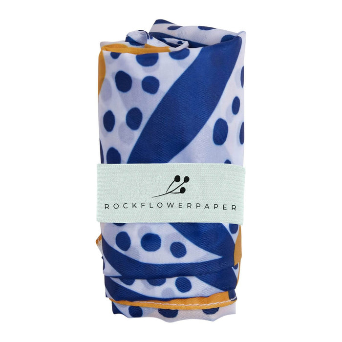 Golden Glow blu Reusable Shopping Bag Reusable Shopping Bag - rockflowerpaper