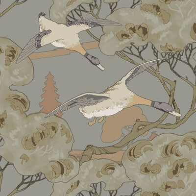 Grand Flying Ducks Wallpaper