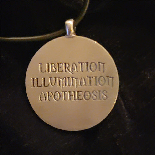 Greater Church of Lucifer Pewter Pendant | Limited and Rare Luciferian Temple Jewelry