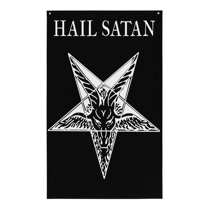 Hail Satan Baphomet Flag