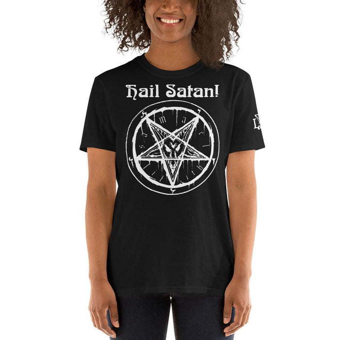 Hail Satan! Sigil of Baphomet Short-Sleeve Unisex T-Shirt - The Luciferian Apotheca