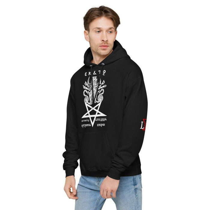 Hecate Goddess of the Underworld & Witchcraft pull-over Unisex fleece hoodie - The Luciferian Apotheca