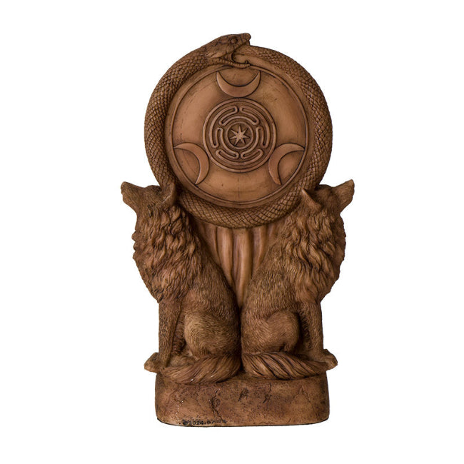 Hecate's Triform Mystical Statue | Triple Moon Goddess of Magic & Crossroads