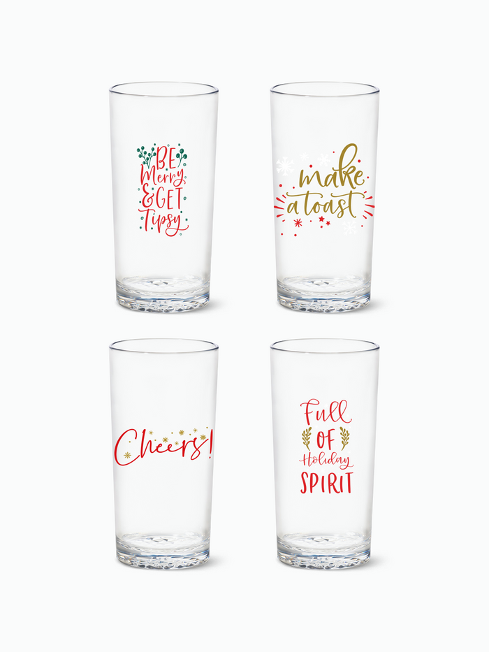 Holiday Spirit - RESERVE 14oz Highball Tritan™ Copolyester Glass