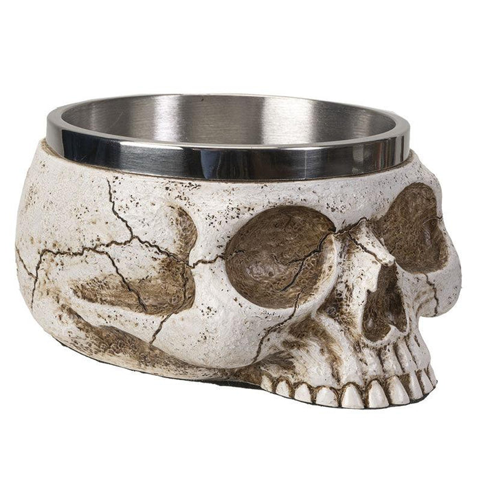 Human Skull Smudge & Offering Bowl - The Luciferian Apotheca