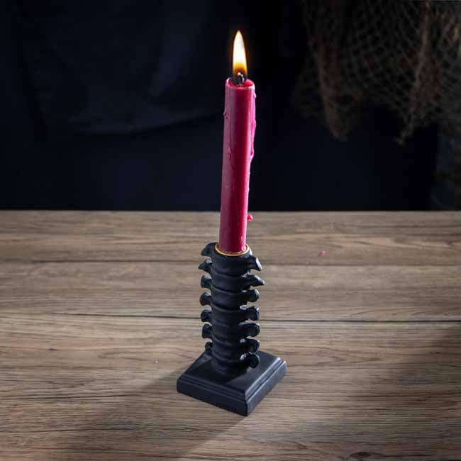 Human Vertebrae Candleholder - The Luciferian Apotheca