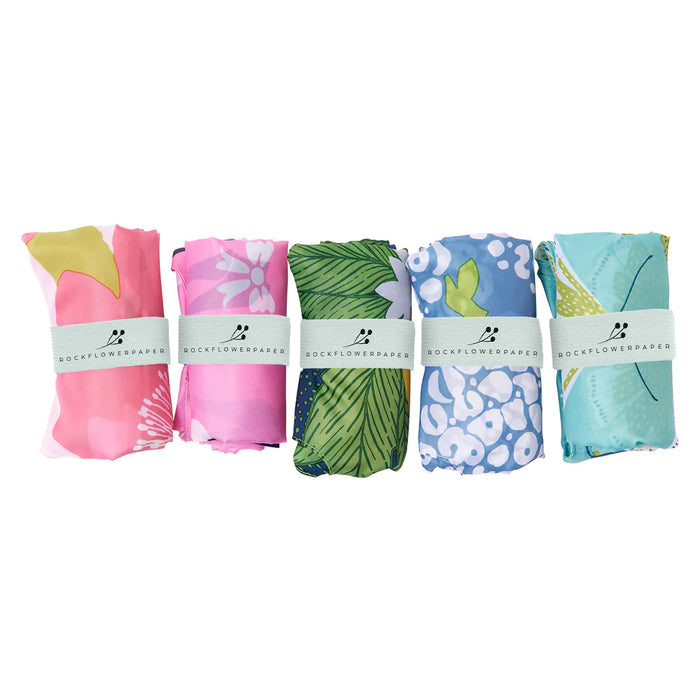Hydrangea Blue blu Reusable Shopping Bag
