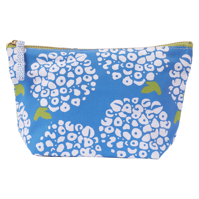 Hydrangea Blue Medium Essential Canvas Pouch