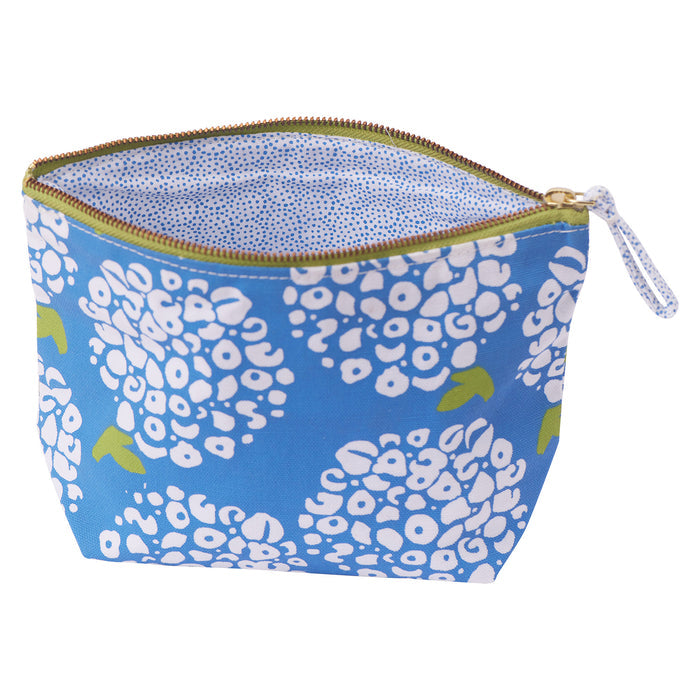 Hydrangea Blue Medium Essential Canvas Pouch