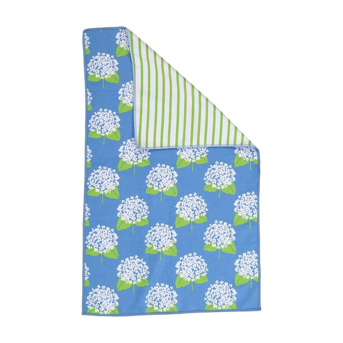 Hydrangea Boutique blu Kitchen Tea Towel Kitchen Towel - rockflowerpaper