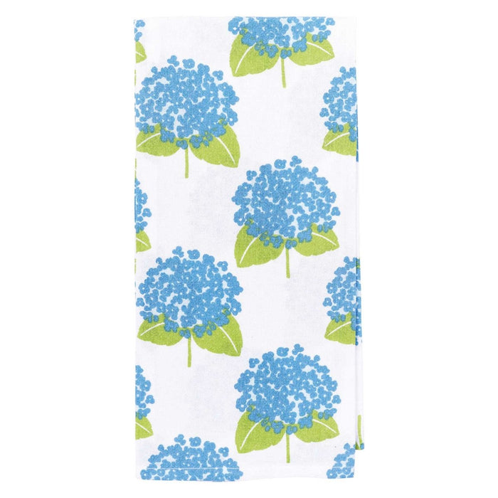 Hydrangea Cotton Kitchen Towel Set Of 3 Cotton Kitchen Towel - rockflowerpaper