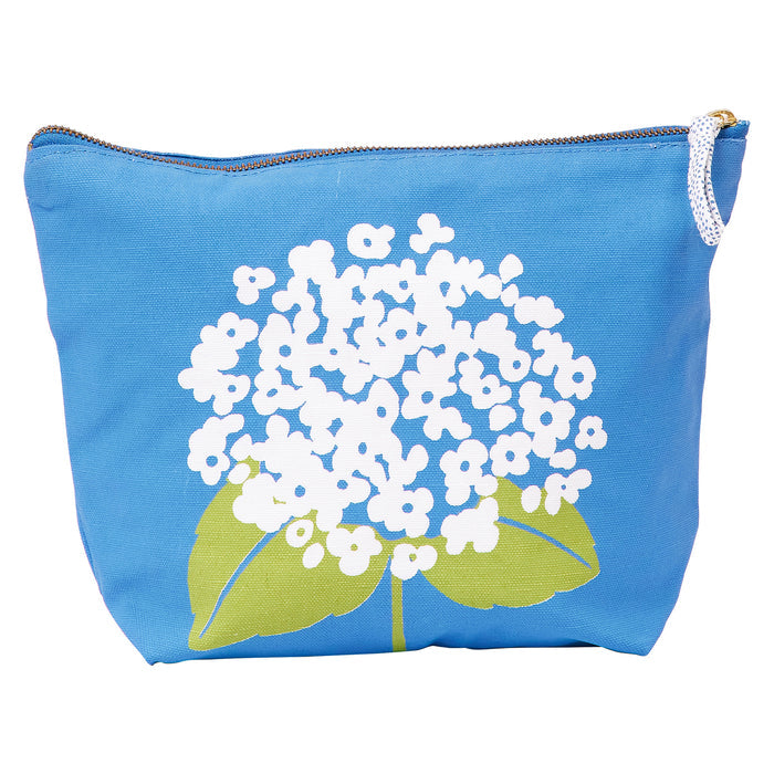 Hydrangea Sola Large Essential Canvas Pouch