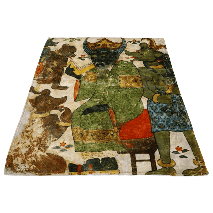 Iblis (Shaytan) Jinn Fleece Blanket - The Luciferian Apotheca