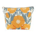 Icelandic Poppies Gold Large Canvas Pouch Pouch - rockflowerpaper
