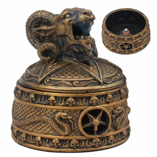 Infernal Baphomet Cone Incense Burner