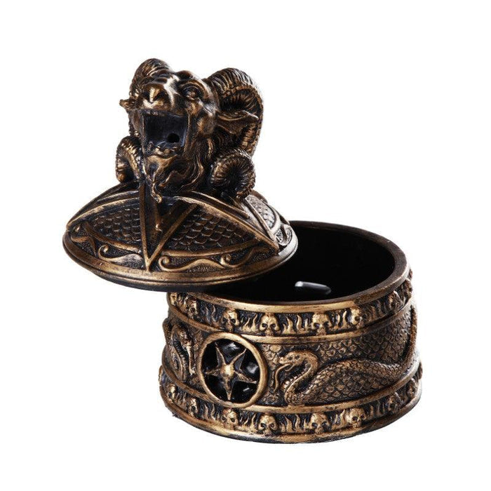 Infernal Baphomet Demonic Incense Burner - The Luciferian Apotheca