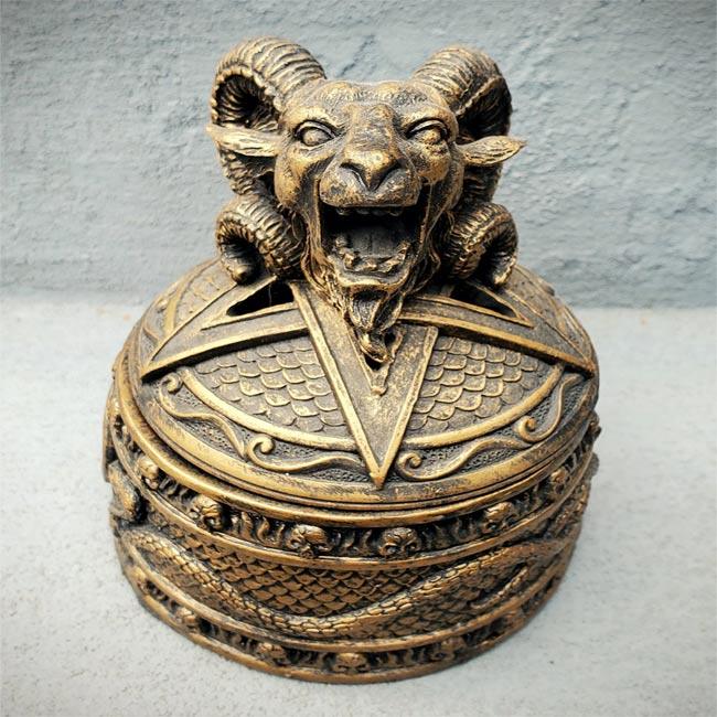 Satanic Baphomet Incense Cone Burner