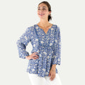 Jasmine Blue Bohemian Tunic Tunic - rockflowerpaper