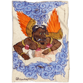 Jinn King Maymun Amaimon Amaymon Mahazael Fleece Blanket