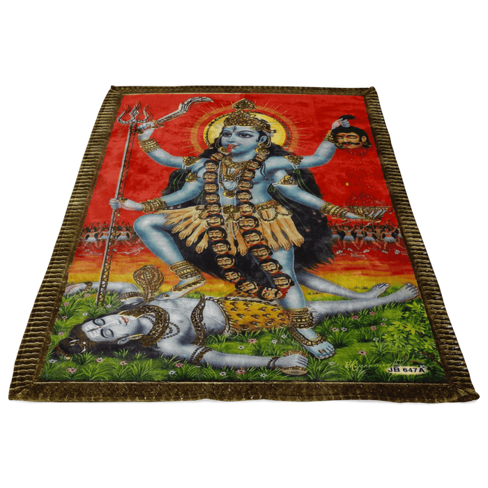 Kali the Divine Mother Fleece Blanket - The Luciferian Apotheca