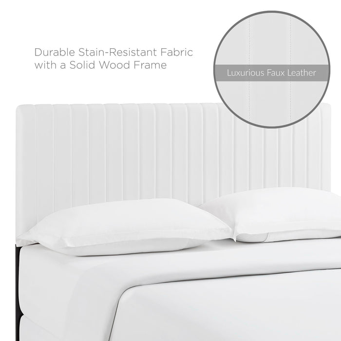 Keira Faux Leather Full / Queen Headboard