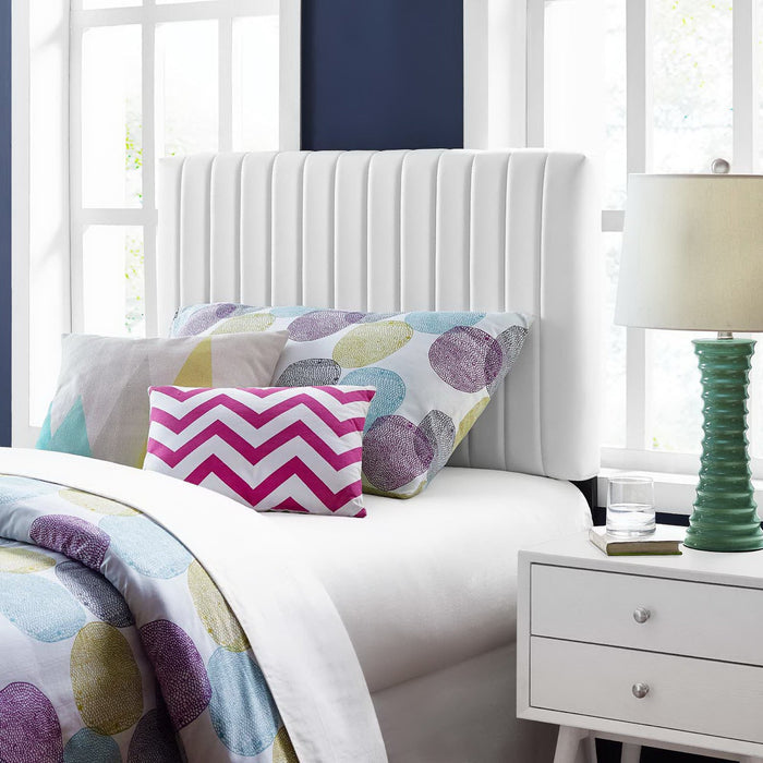 Keira Faux Leather Twin Headboard