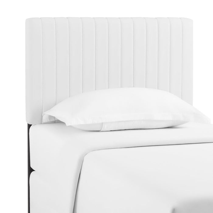 Keira Faux Leather Twin Headboard