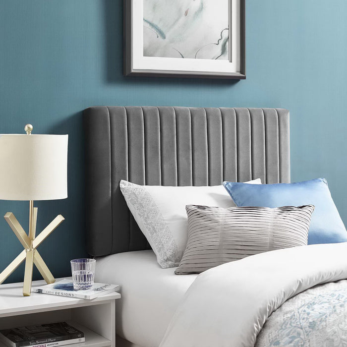 Keira Performance Velvet Twin Headboard