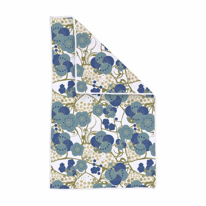 Kintsugi Blue Eco Kitchen Tea Towel Tea Towel - rockflowerpaper