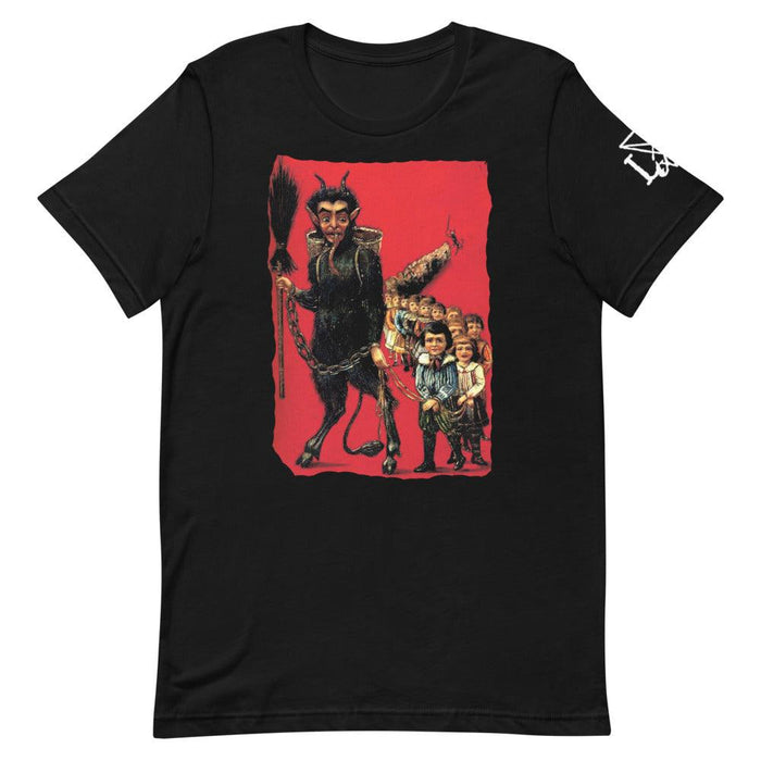 Krampus leading to Hell Short-Sleeve Unisex T-Shirt - The Luciferian Apotheca