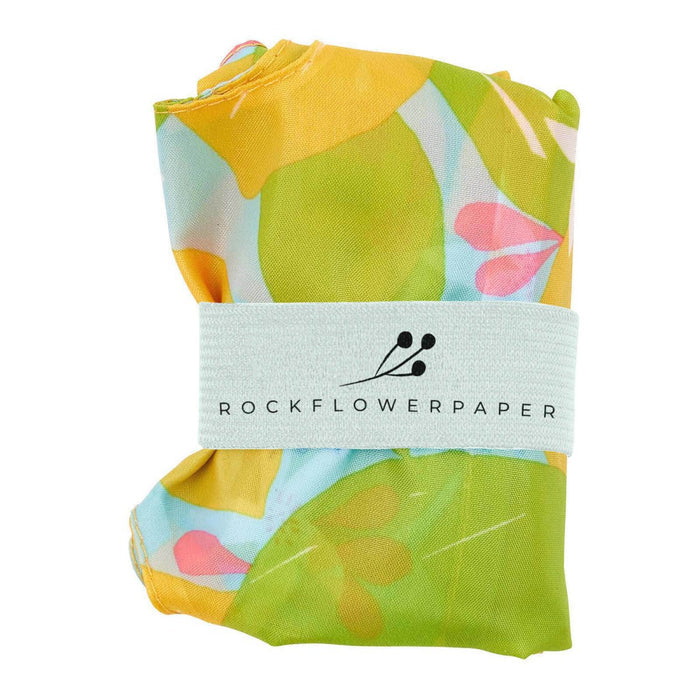 Lemon Blossoms blu Reusable Shopping Bag Reusable Shopping Bag - rockflowerpaper