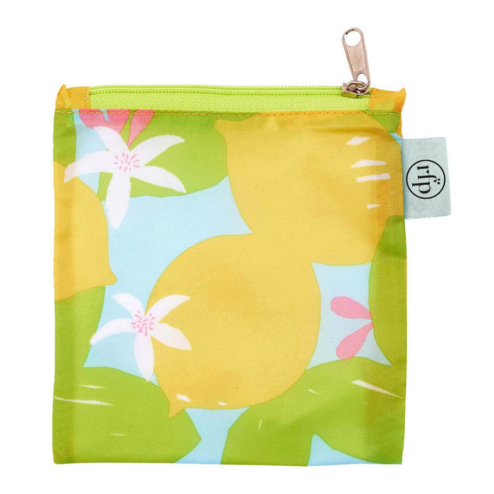 Lemon Blossoms blu Reusable Shopping Bag Reusable Shopping Bag - rockflowerpaper