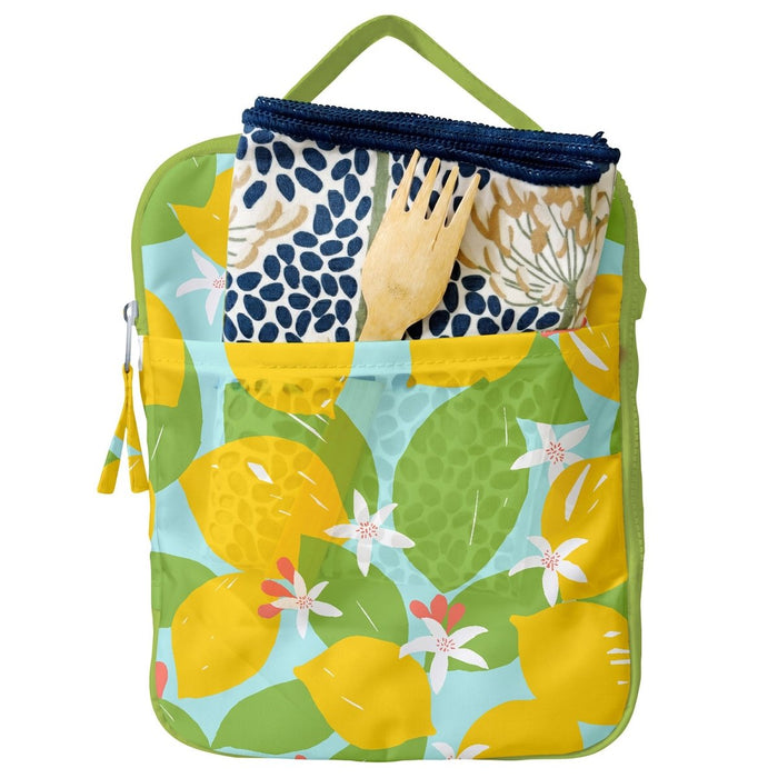 Lemon Blossoms Lunch Tote Lunch Tote - Rockflowerpaper