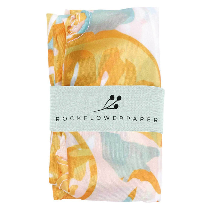 Lemon Slices blu Reusable Shopping Bag Reusable Shopping Bag - Rockflowerpaper