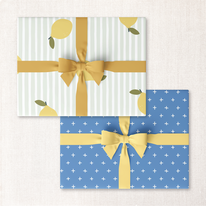 lemons + ocean plus double-sided wrap