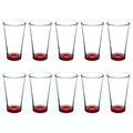 Libbey Pint Glass 16 oz. Set of 10, Bulk Pack - Beer Glasses, Heavy Duty Drinkware - Clear