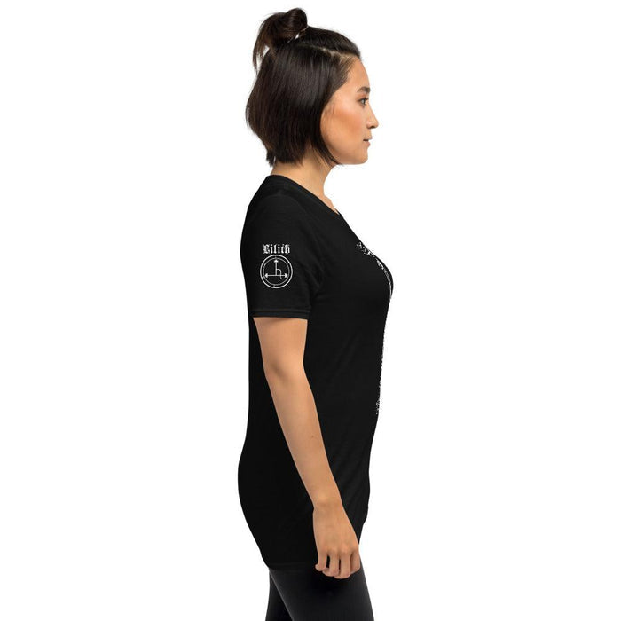 Lilith Queen of Demons Short-Sleeve Unisex T-Shirt - The Luciferian Apotheca