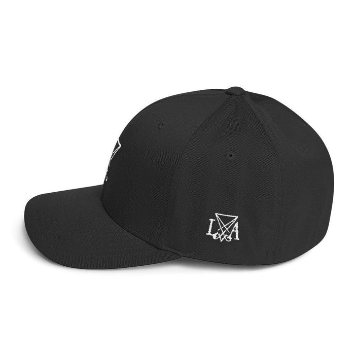 Lucifer Sigil Embroidered Structured Twill Cap - The Luciferian Apotheca
