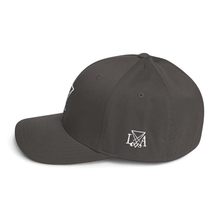 Lucifer Sigil Embroidered Structured Twill Cap - The Luciferian Apotheca