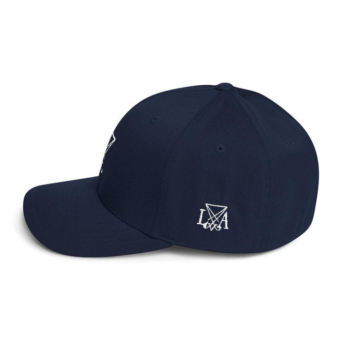 Lucifer Sigil Embroidered Structured Twill Cap - The Luciferian Apotheca