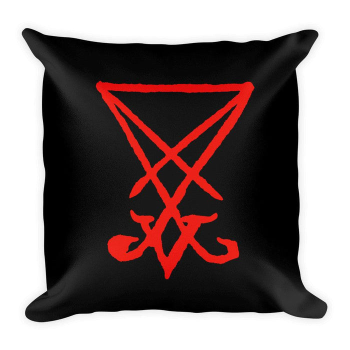 Lucifer Sigil Square Pillow - The Luciferian Apotheca