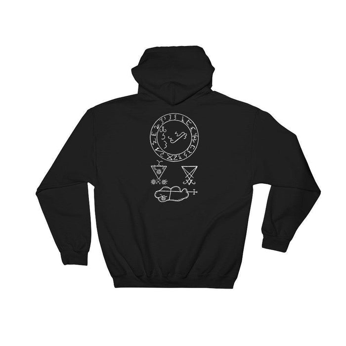 Lucifer Sigil Back Print in White
