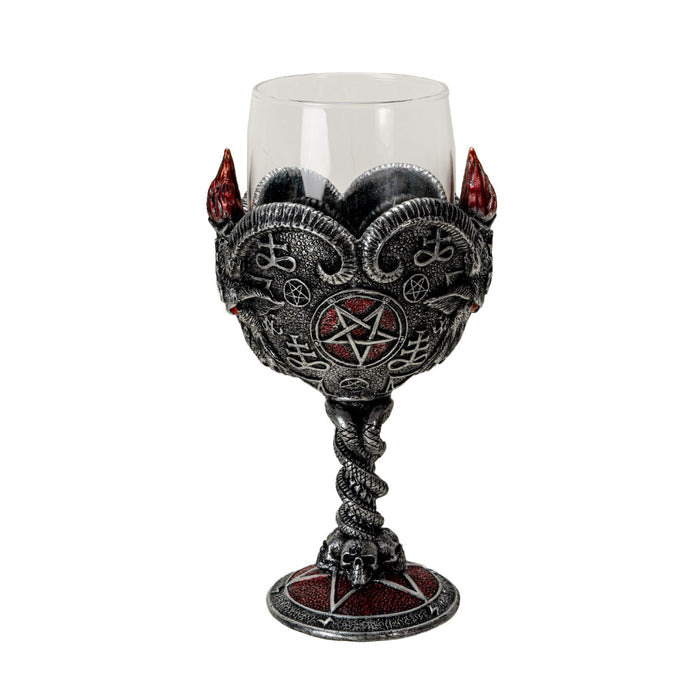 Luciferian Black Flame Baphomet Goblet