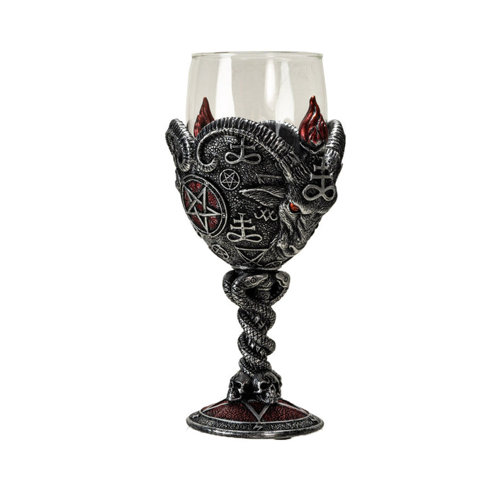 Luciferian Black Flame Baphomet Goblet