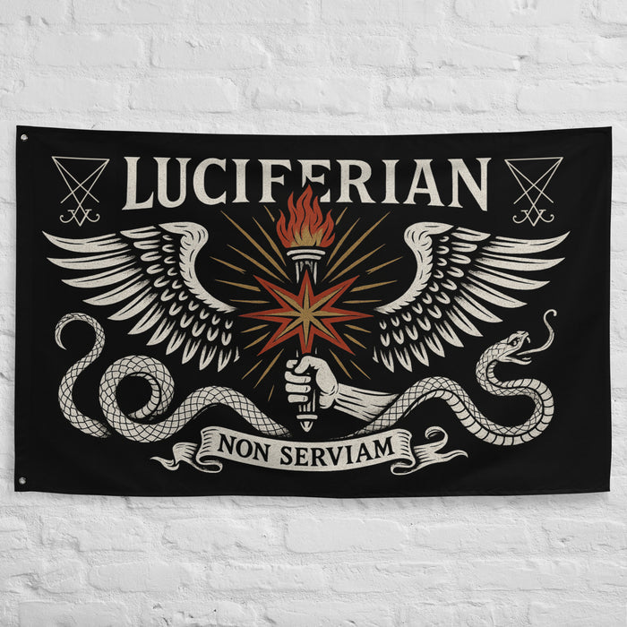 Luciferian Non Serviam Flag