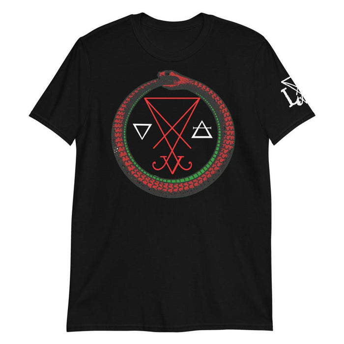 Luciferian Ouroboros Short-Sleeve Unisex T-Shirt - The Luciferian Apotheca