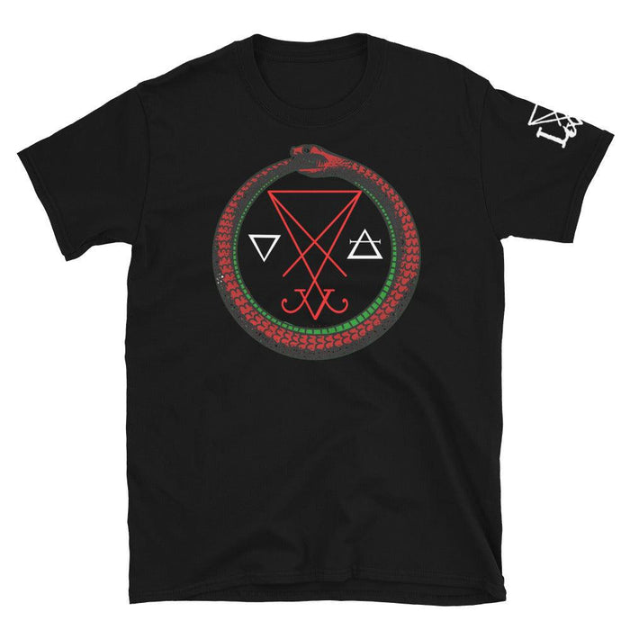Luciferian Ouroboros Short-Sleeve Unisex T-Shirt - The Luciferian Apotheca