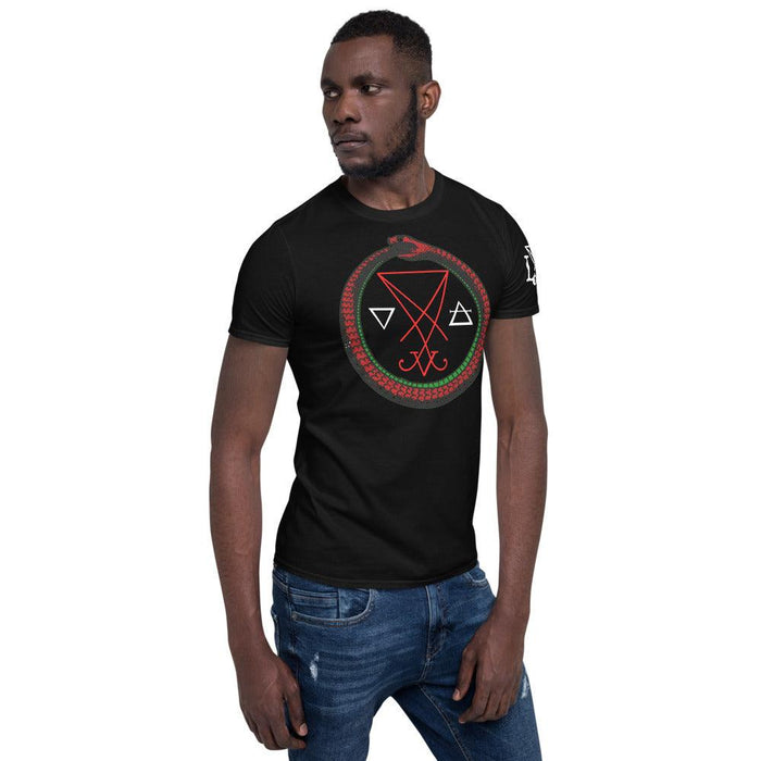 Luciferian Ouroboros Short-Sleeve Unisex T-Shirt - The Luciferian Apotheca
